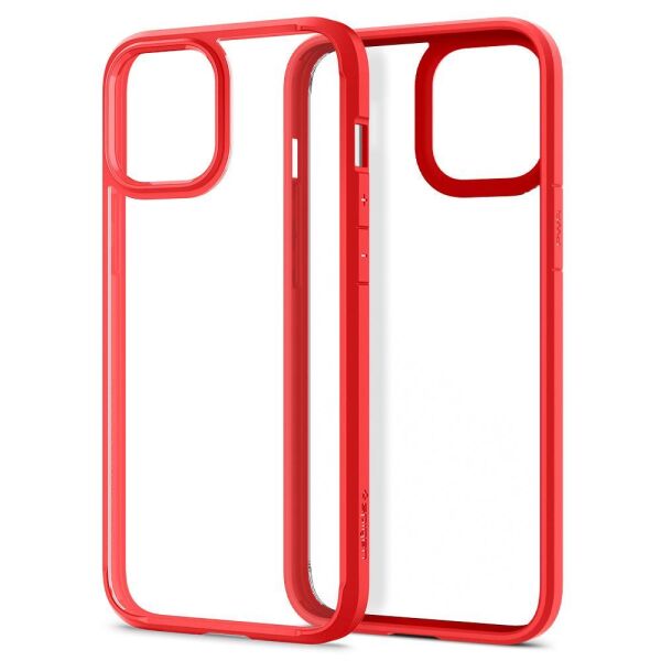 Spigen iPhone 12 Pro Max ile Uyumlu Kılıf Ultra Hybrid Red