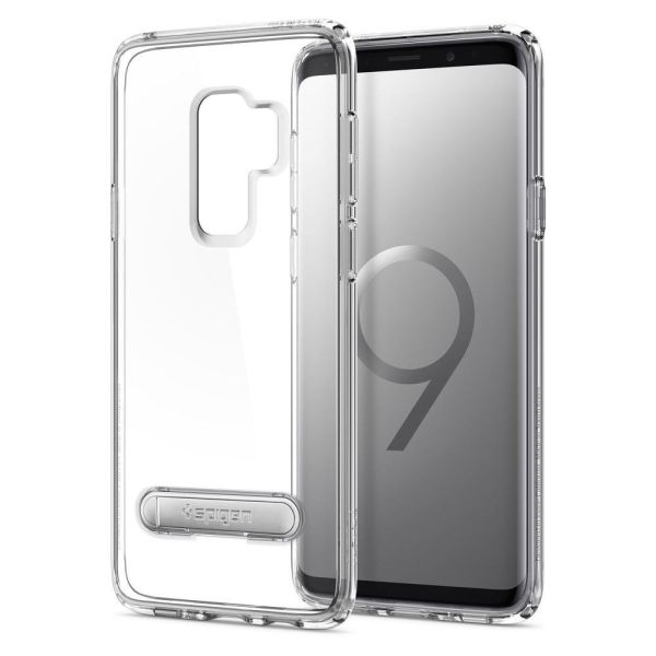 Spigen Galaxy S9 Plus ile Uyumlu Kılıf Ultra Hybrid S Crystal Clear