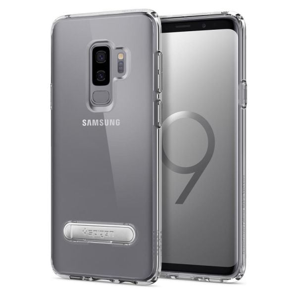Spigen Galaxy S9 Plus ile Uyumlu Kılıf Ultra Hybrid S Crystal Clear