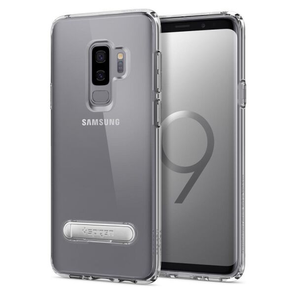Spigen Galaxy S9 Plus ile Uyumlu Kılıf Ultra Hybrid S Crystal Clear
