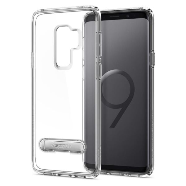 Spigen Galaxy S9 Plus ile Uyumlu Kılıf Ultra Hybrid S Crystal Clear