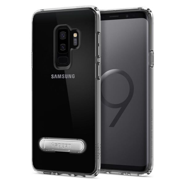 Spigen Galaxy S9 Plus ile Uyumlu Kılıf Ultra Hybrid S Crystal Clear