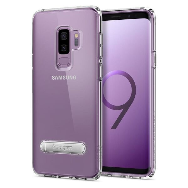 Spigen Galaxy S9 Plus ile Uyumlu Kılıf Ultra Hybrid S Crystal Clear