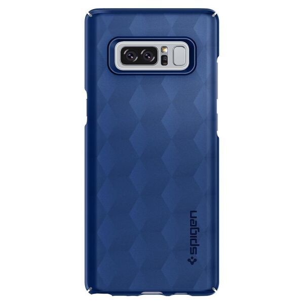 Spigen Galaxy Note 8 ile Uyumlu Kılıf Thin Fit Deep Blue
