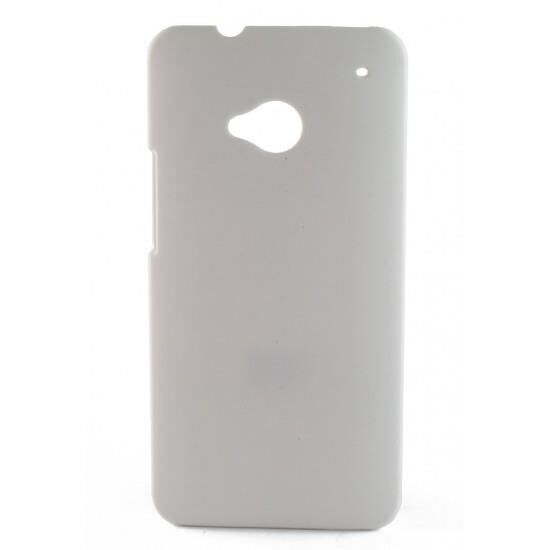 ONE M7 ile Uyumlu Sert Kılıf Beyaz