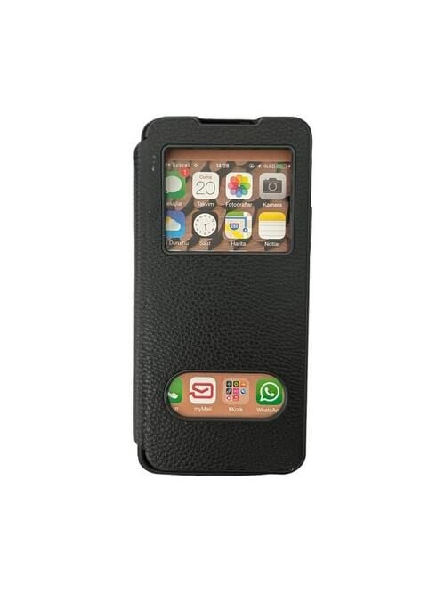 Jopus Psmart 2021 ile Uyumlu Premium Kapaklı Kılıf Siyah