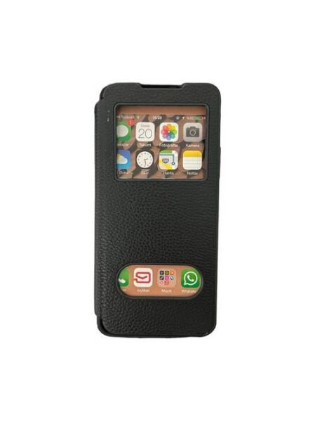 Jopus Psmart 2021 ile Uyumlu Premium Kapaklı Kılıf Siyah