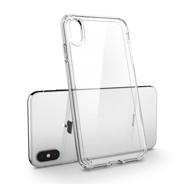Spigen iPhone XS Max ile Uyumlu Kılıf Ultra Hybrid Crystal Clear