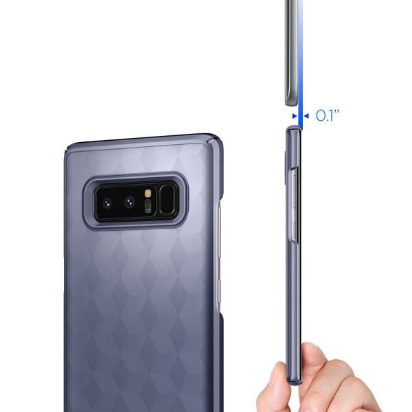 Spigen Galaxy Note 8 ile Uyumlu Kılıf Thin Fit Orchid Gray