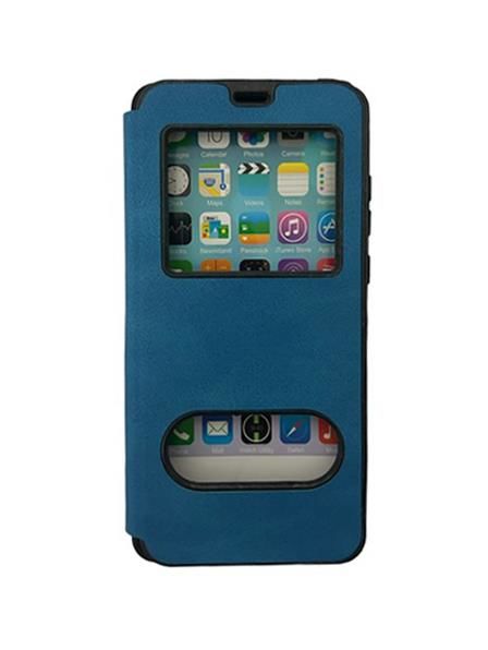 Jopus P30 ile Uyumlu Premium Kapaklı Kılıf Mavi