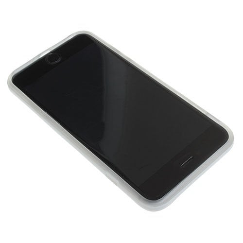 iPhone 6S Plus/6 Plus ile Uyumlu Kılıf Çerçeveli Silikon Beyaz