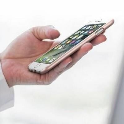 Spigen iPhone 7 ile Uyumlu Kılıf Thin Fit Ultra İnce Rose Gold