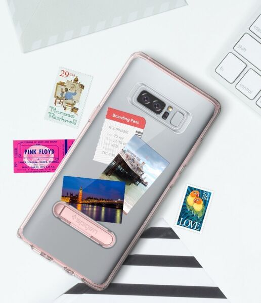 Spigen Galaxy Note 8 ile Uyumlu Kılıf Ultra Hybrid S Crystal Pink