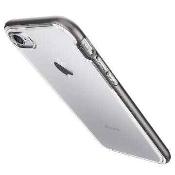 Spigen iPhone 7 ile Uyumlu Kılıf Neo Hybrid Crystal Gun Metal