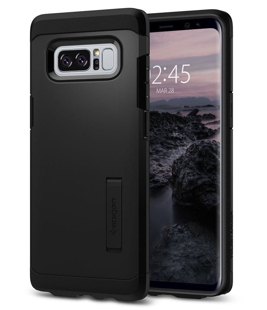 Spigen Galaxy Note 8 ile Uyumlu Kılıf Tough Armor Black