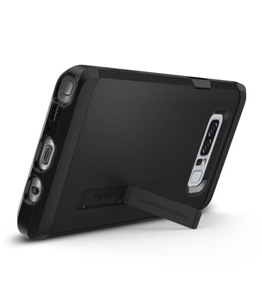 Spigen Galaxy Note 8 ile Uyumlu Kılıf Tough Armor Black