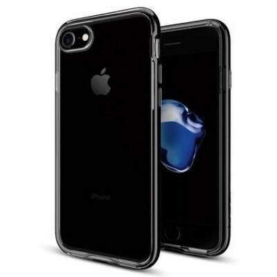 Spigen iPhone 7 ile Uyumlu Kılıf Neo Hybrid Crystal Jet Black