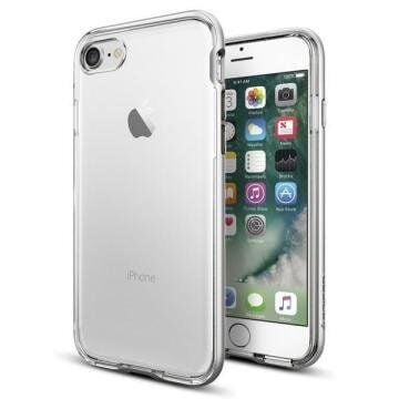 Spigen iPhone 7 ile Uyumlu Kılıf Neo Hybrid Crystal Satin Silver