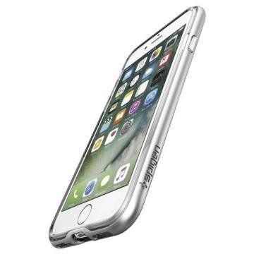 Spigen iPhone 7 ile Uyumlu Kılıf Neo Hybrid Crystal Satin Silver
