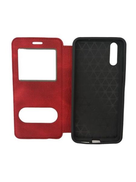 Jopus P20 ile Uyumlu Premium Kapaklı Kılıf Kırmızı