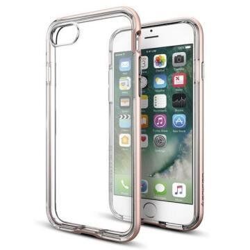 Spigen iPhone 7 ile Uyumlu Kılıf Neo Hybrid Crystal Rose Gold