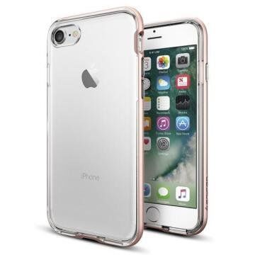 Spigen iPhone 7 ile Uyumlu Kılıf Neo Hybrid Crystal Rose Gold