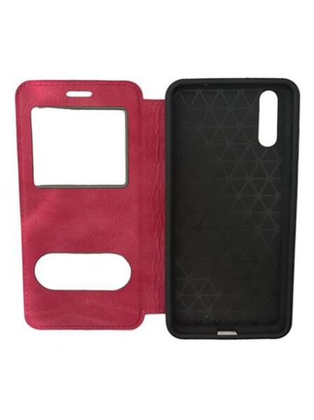 Jopus P20 ile Uyumlu Premium Kapaklı Kılıf Pembe