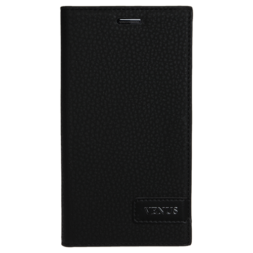 Venus 5V ile Uyumlu Kılıf Yan Model Safir Serisi Siyah