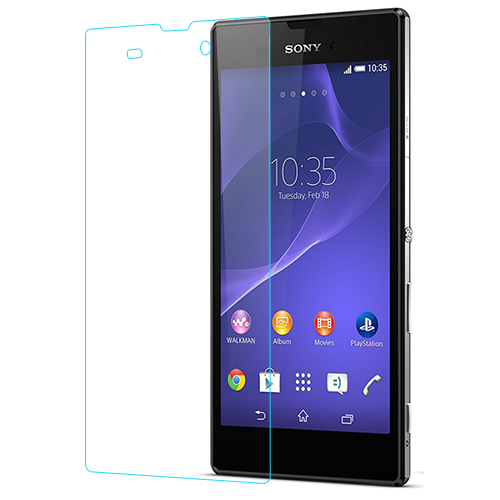 Xperia T3 ile Uyumlu Ekran Koruyucu Şeffaf 1 Adet