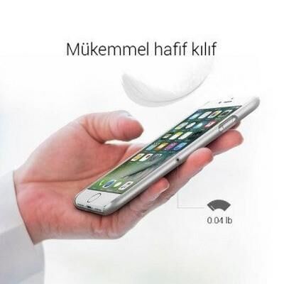 Spigen iPhone 7 Plus ile Uyumlu Kılıf Thin Fit Ultra İnce Satin Silver