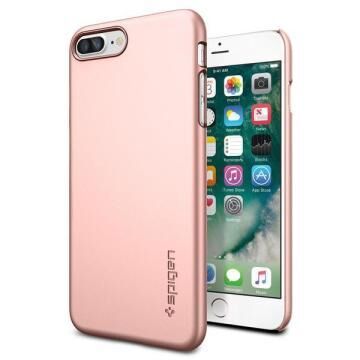 Spigen iPhone 7 Plus ile Uyumlu Kılıf Thin Fit Ultra İnce Rose Gold