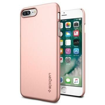 Spigen iPhone 7 Plus ile Uyumlu Kılıf Thin Fit Ultra İnce Rose Gold