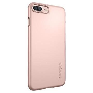 Spigen iPhone 7 Plus ile Uyumlu Kılıf Thin Fit Ultra İnce Rose Gold