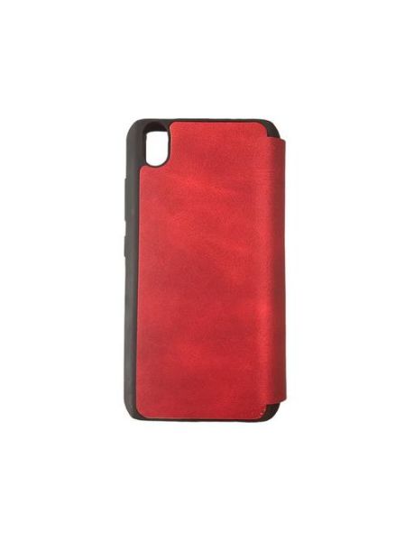 Jopus Venus V5 ile Uyumlu Premium Kapaklı Kılıf Kırmızı