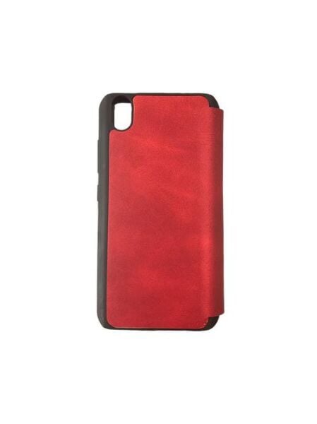 Jopus Venus V5 ile Uyumlu Premium Kapaklı Kılıf Kırmızı