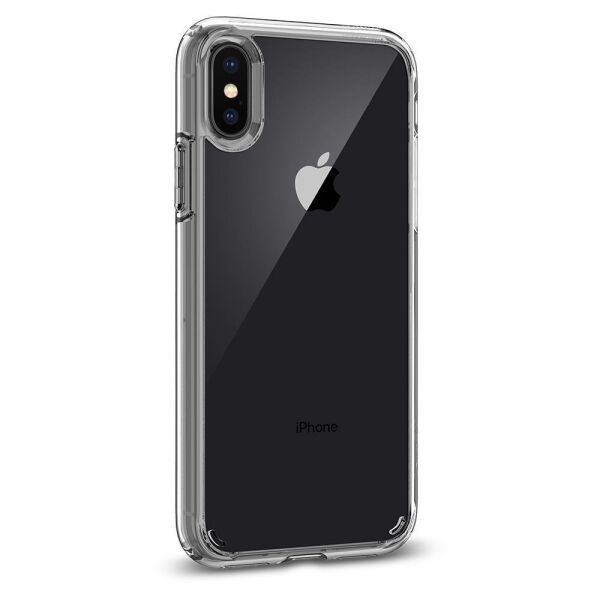 Spigen iPhone X ile Uyumlu Kılıf Ultra Hybrid Crystal Clear