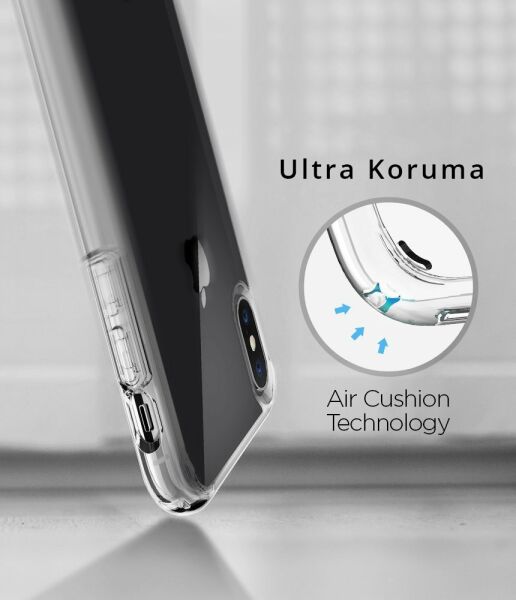 Spigen iPhone X ile Uyumlu Kılıf Ultra Hybrid Crystal Clear