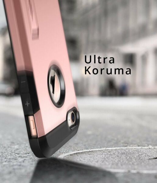 Spigen iPhone 7/8 ile Uyumlu Kılıf Tough Armor 2 Rose Gold