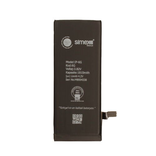 Simex iPhone 6 ile Uyumlu Batarya 1810mAh