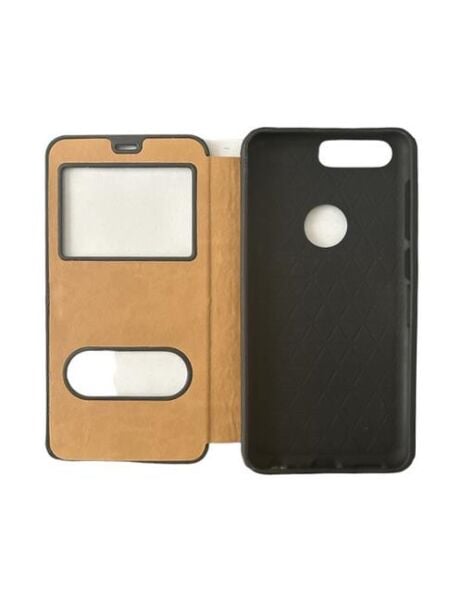 Jopus Venus V6 ile Uyumlu Premium Kapaklı Kılıf Pembe