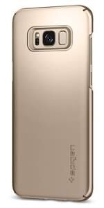 Spigen Galaxy S8 ile Uyumlu Kılıf Thin Fit Gold Maple