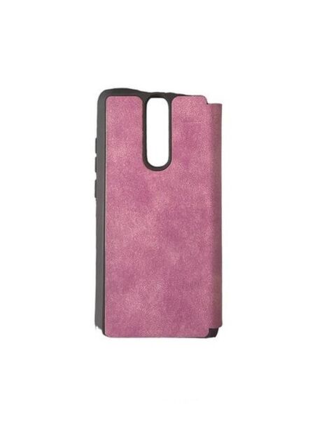 Jopus Venus V7 ile Uyumlu Premium Kapaklı Kılıf Mor