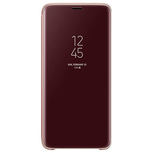 Galaxy S9 Plus ile Uyumlu Clear View KılıfGold EF-ZG965CFEGWW