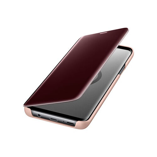 Galaxy S9 Plus ile Uyumlu Clear View KılıfGold EF-ZG965CFEGWW