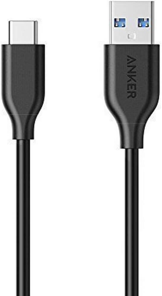 Anker Powerline USB-C to USB 3.0 Type-C Şarj 0.9 Metre Siyah A8163