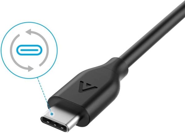 Anker Powerline USB-C to USB 3.0 Type-C Şarj 0.9 Metre Siyah A8163