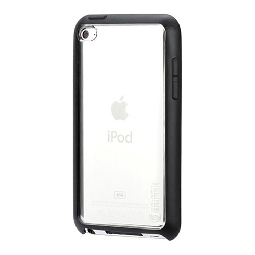 Griffin iPod Touch 4 ile Uyumlu Şeffaf Siyah Stantlı Kılıf Reveal RE01915