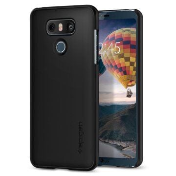 Spigen G6 ile Uyumlu Kılıf Thin Fit Black