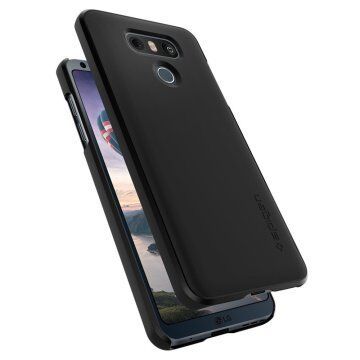 Spigen G6 ile Uyumlu Kılıf Thin Fit Black