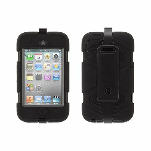 Griffin Survivor iPod Touch 4 ile Uyumlu Kılıf Siyah